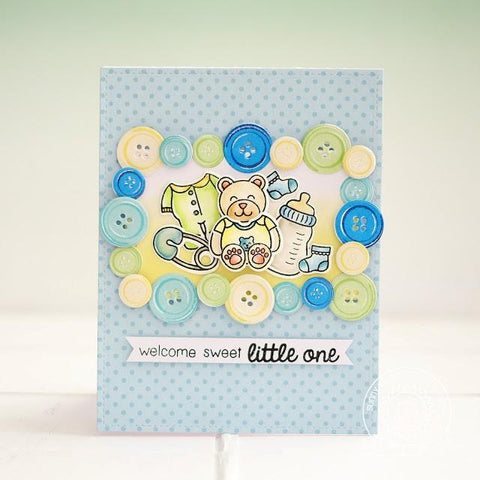 Sunny Studio Stamps - Baby Bear Stamp and Die