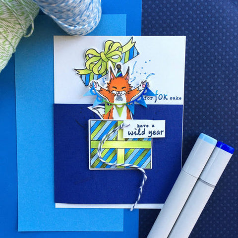 Party fox Stamp & Cut