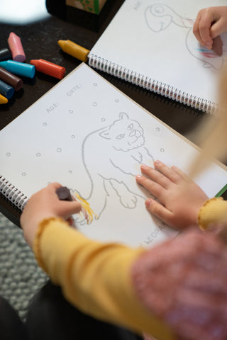 Toddlers First Colouring Book - An Endangered Animals Adventure