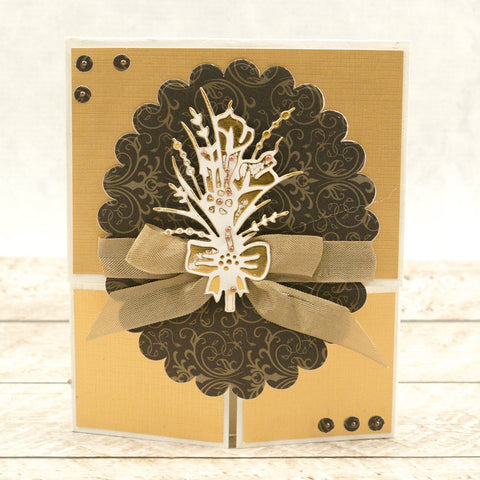 Couture Creations Cut and Foil Die - Nouveau - Gifted Bouquet