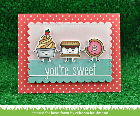 Lawn Fawn - You're Sweet Line Border Die