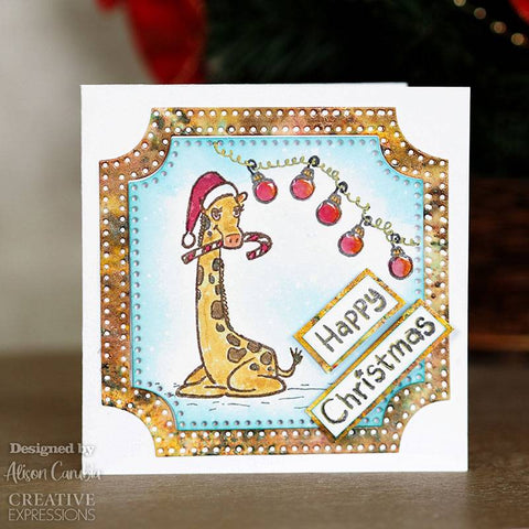 Creative Expressions - Designer Boutique Collection Giraffe Greetings A6 Clear Stamp Set