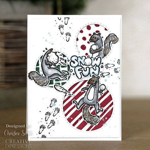 Creative Expressions - Designer Boutique Collection It’s Snowtime! A6 Clear Stamp Set