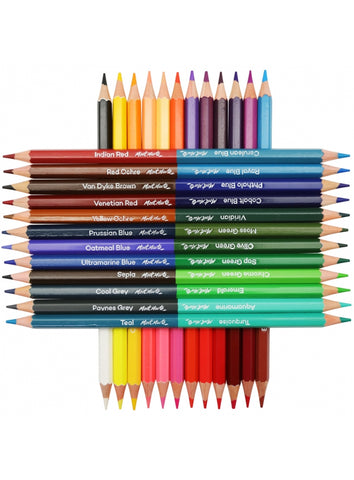 Mont Marte - Signature Duo Colour Pencils 24pc