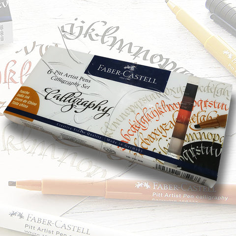 Faber-Castell | Pitt Artist Pen Hand Lettering I Set of 6