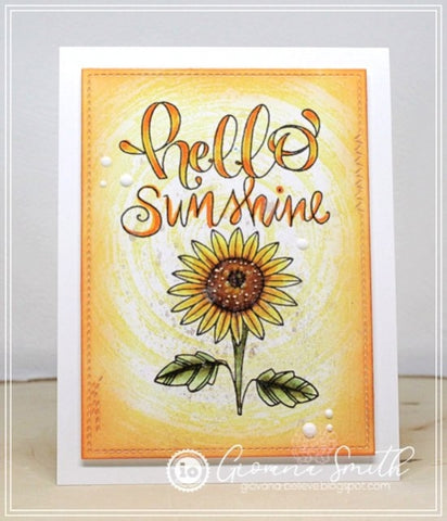 Impression Obsession - Hello Sunshine Cling Stamp