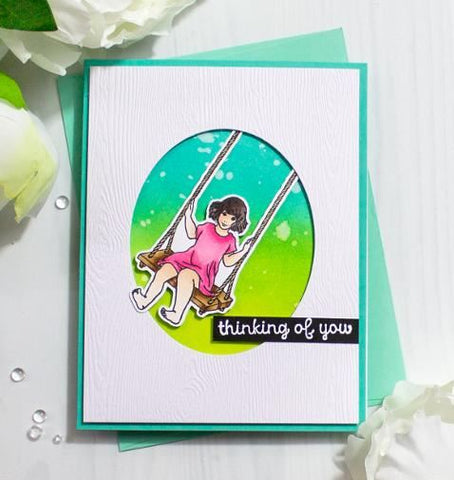 Hero Arts Swing By Soon Stamp and Die Sets