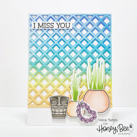 Honey Bee - Luau | 4x6 Stamp Set