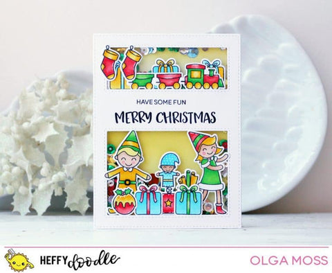 Heffy Doodle - Elfish Antics Clear Stamps and Dies