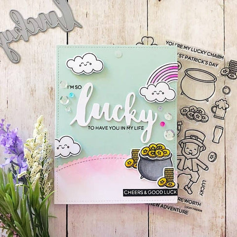 Heffy Doodle - Lucky Friends Clear Stamp Set