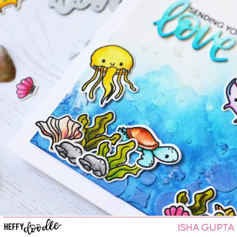 Heffy Doodle - Oceans of Love Stamps and Dies