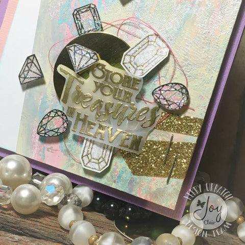 Joy Clair - God's Treasure - Bible Journaling Stamp