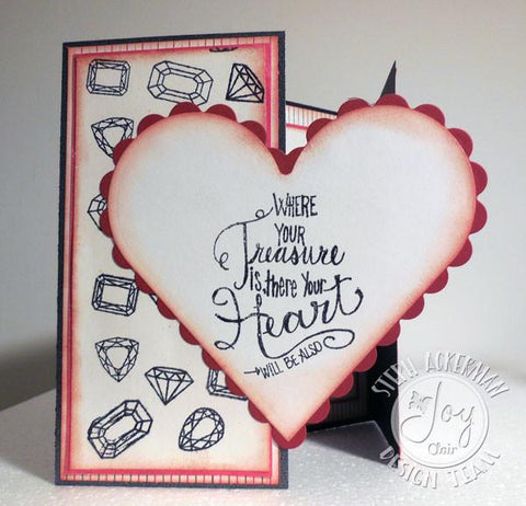 Joy Clair - God's Treasure - Bible Journaling Stamp