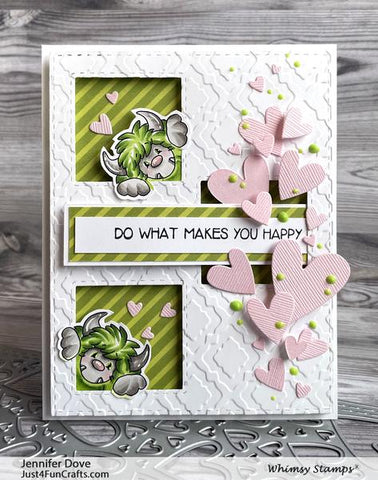 Whimsy Stamps - Yeti for Love Clear Stamps