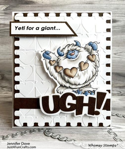 Whimsy Stamps - Yeti for Love Clear Stamps