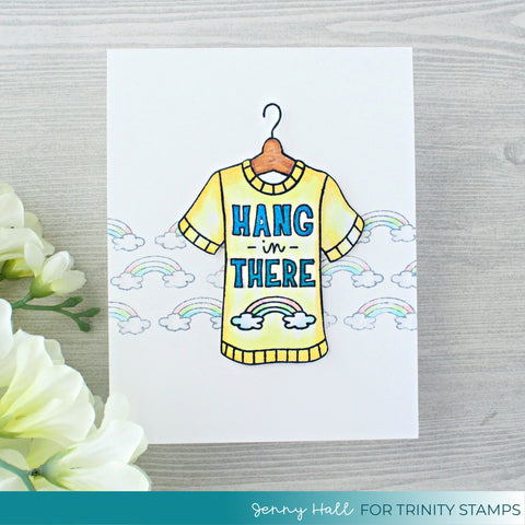 Trinity Stamps - 3x4 Hang In There Stamp Set