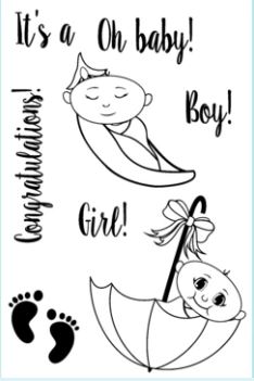 Joy Clair - OH Baby Clear Stamps