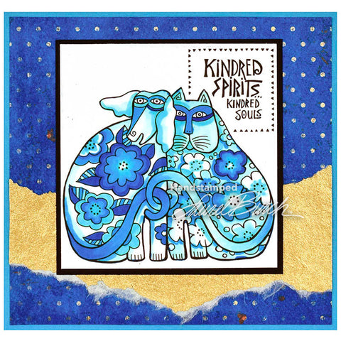 Stampendous - Laurel Burch Kindred Spirits Rubber Stamp