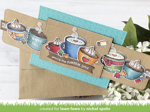 Lawn Fawn - Thanks A Latte - Stamp and Die Sets