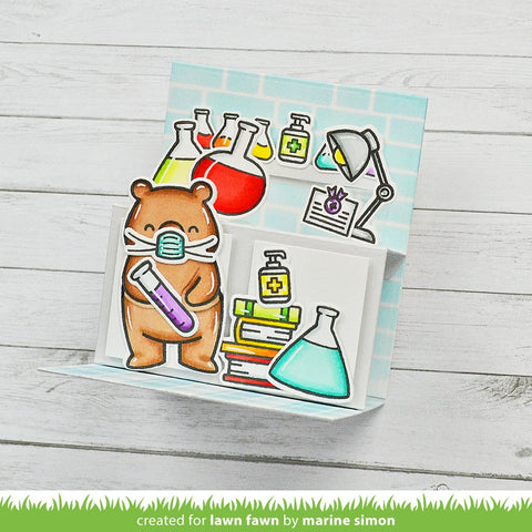Lawn Fawn - Germ-Free Bear Stamp and Die