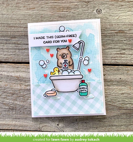 Lawn Fawn - Germ-Free Bear Stamp and Die