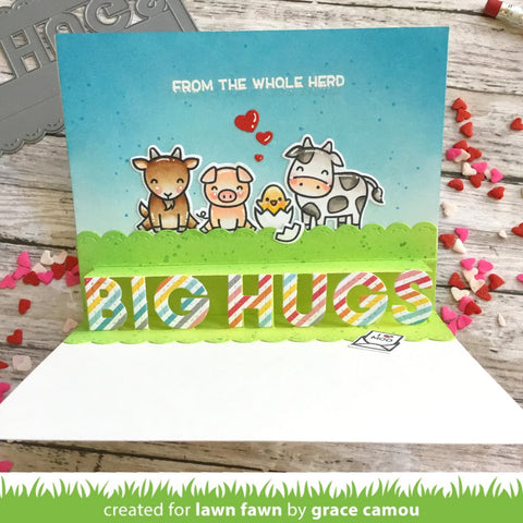 Lawn Fawn - Pop-up Big Hugs