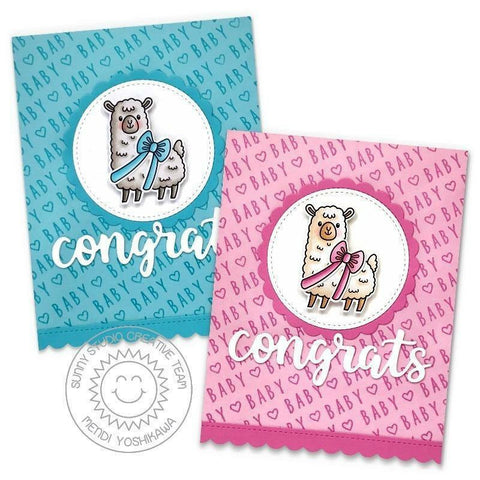 Sunny Studio Stamps - Lovable Llama Stamps and Dies