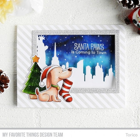 My Favorite Things MFT - BB Happy Pawlidays Stamp and Die