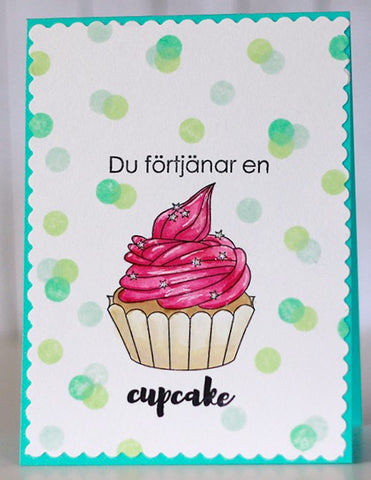 Gummiapan - Big Cupcake Stamp