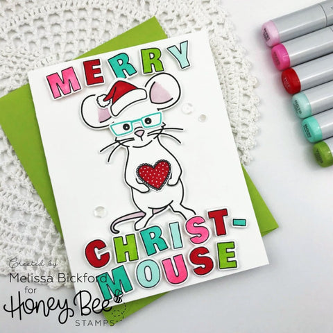 Honey Bee Stamps - Mae The Mouse Stamp and Die