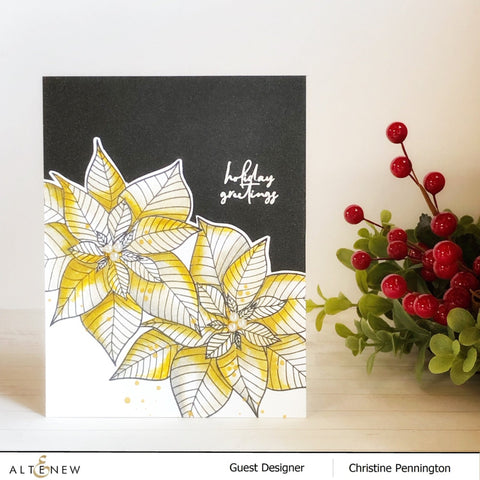 Altenew - Modern Poinsettia Mask Stencil