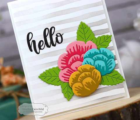 Taylored Expressions - Layer It - Rustic Floral Stamp