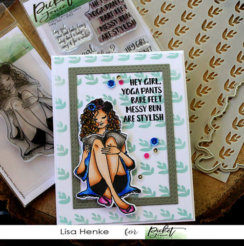 Picket Fence Studios - Fran Girl Stamps and Dies