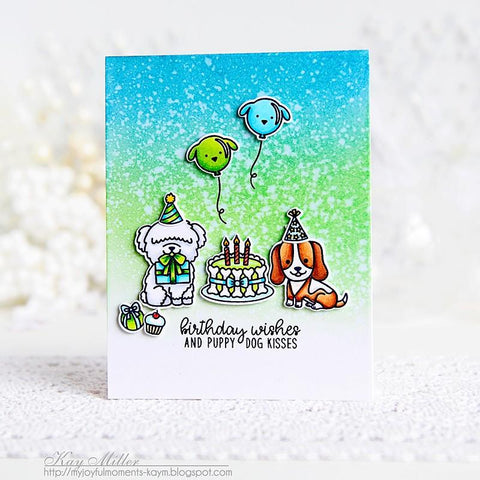 Sunny Studio Stamps - Party Pups Stamp and Die