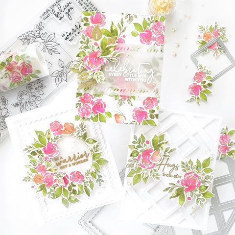 Pinkfresh - English Garden Stamp and Die Set