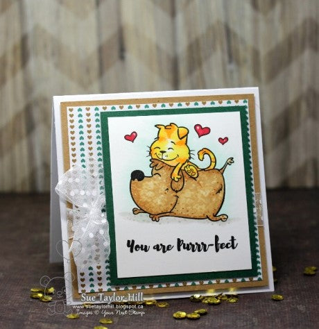 Your Next Stamp - Purrr-fect Friends Stamp and Die