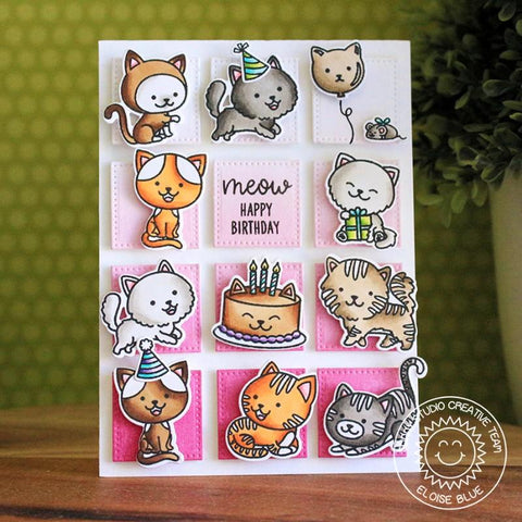 Sunny Studio Stamps - Purrfect Birthday Stamp and Die