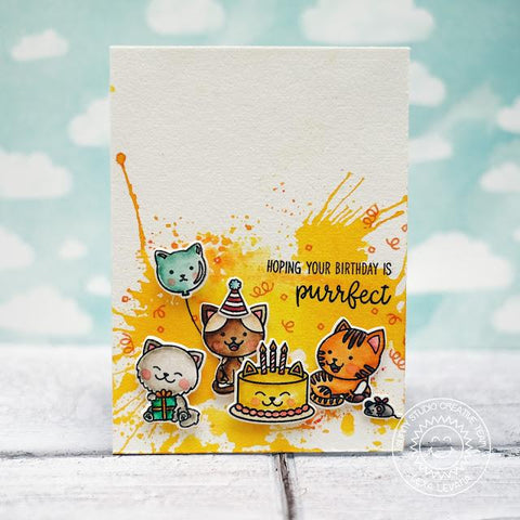 Sunny Studio Stamps - Purrfect Birthday Stamp and Die