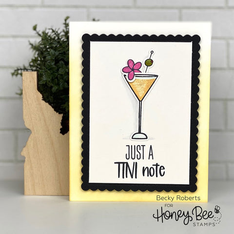 Honey Bee - Raise A Glass | 6x6 Stamp Set