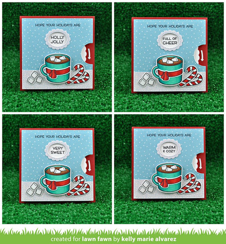 Lawn Fawn - Thanks A Latte - Stamp and Die Sets