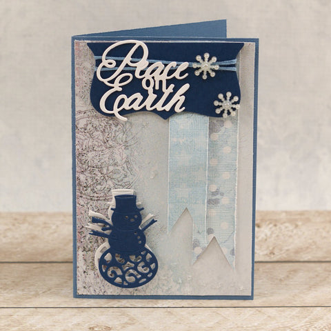 Couture Creations  Mini Die - Highland Christmas - Filigree Snowman