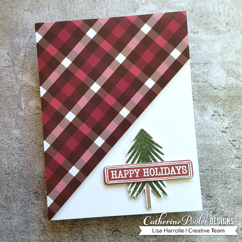 Catherine Pooler - Christmas Tree Farm Stamp and Die