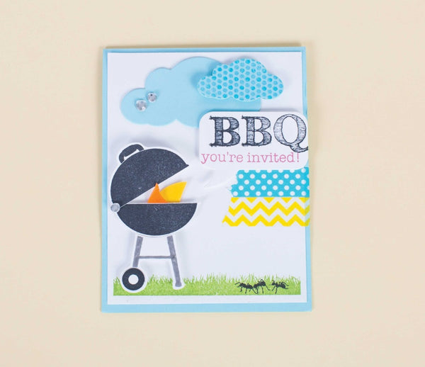 Spellbinders - Backyard BBQ Stamp Set