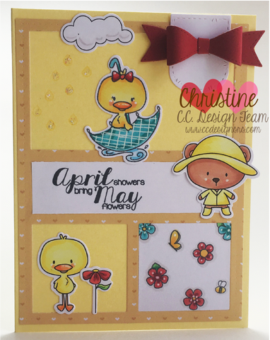 C.C. Designs - April & May Stamp and Die