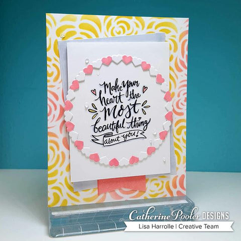 Catherine Pooler - Doodle Hearts Stamp and Dies