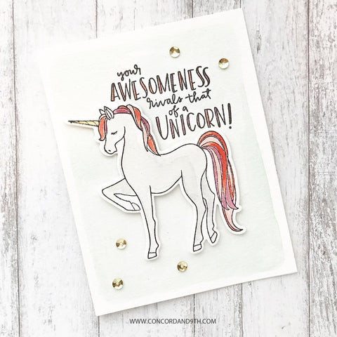 Concord & UNICORN AWESOMENESS Stamp & Die Set