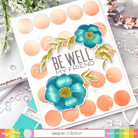 Waffle flower - Bouquet Builder 5 Stamp and Die