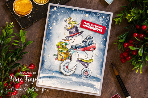 Art Impressions - Snowman Wheelie