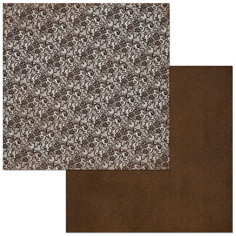 BoBunny - Double Dot - Garden Grove - 12 X 12 - Coffee Lace