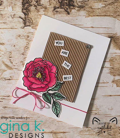 Gina K Designs Grateful Spray Stamp - Arjita Singh